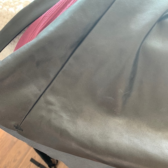 Aritzia Wilfred vegan leather wrap skirt - Picture 4 of 5